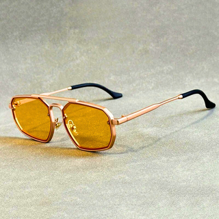Ashcroft | Vanguard Geometric Aviator Sunglasses