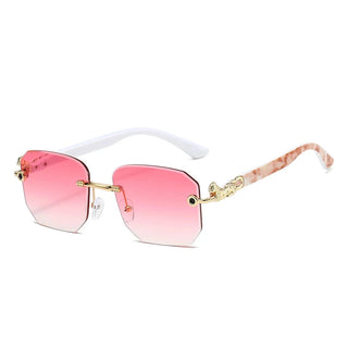 Ashcroft | Valenti Frameless Hexagonal Sunglasses