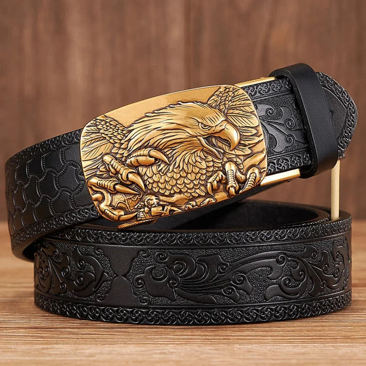 Ashcroft | Harland Split Leather Western Buckle Belt
