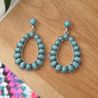 Ashcroft | Celestia Turquoise Drop Earrings