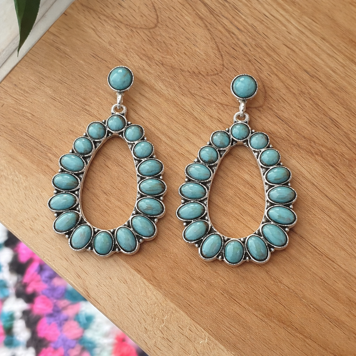 Ashcroft | Celestia Turquoise Drop Earrings