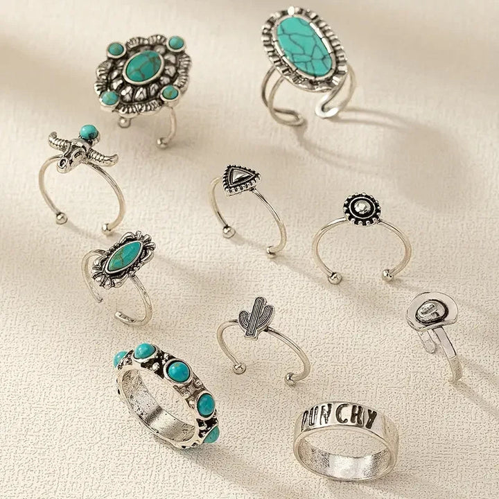 Ashcroft | Silverton 10-Piece Western Ring Set