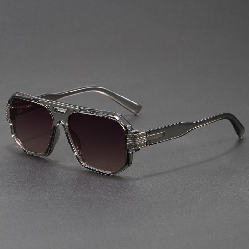 Ashcroft | Ashford Square-Frame Acetate Sunglasses