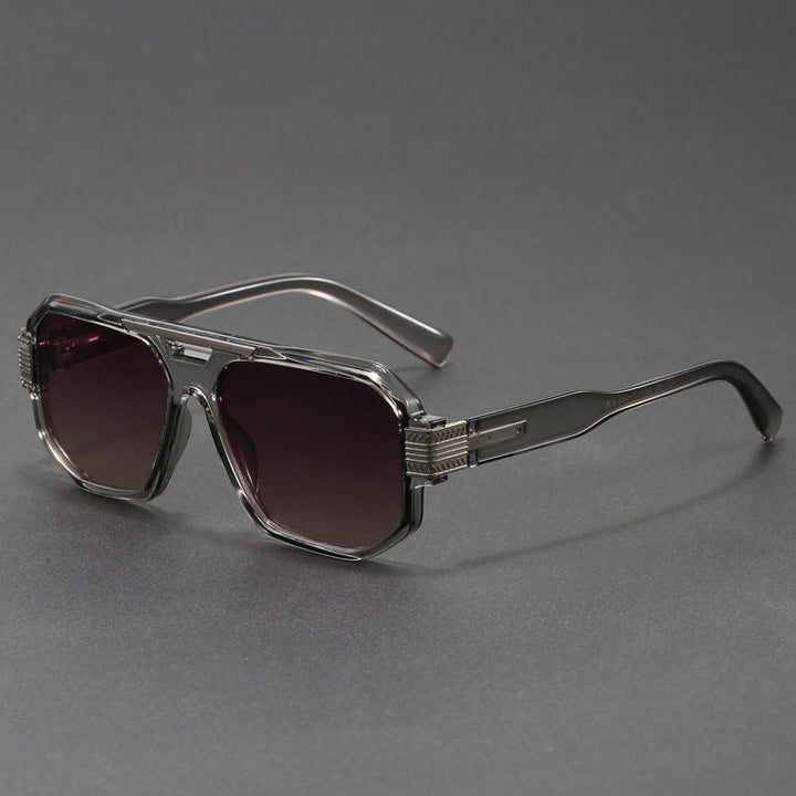 Ashcroft | Ashford Square-Frame Acetate Sunglasses