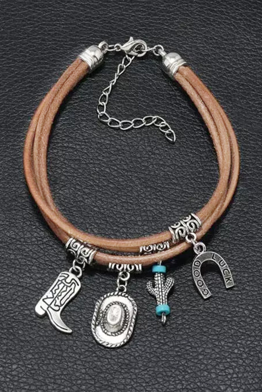Ashcroft | Fortuna Multi-Layered Cactus Charm Bracelet