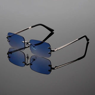 Ashcroft | Modena Rimless Rectangular Sunglasses