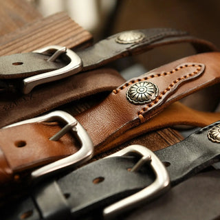 Ashcroft | Ranchland Leather Cowskin Belt