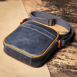 Ashcroft | Hudson Genuine Leather Crossbody Bag