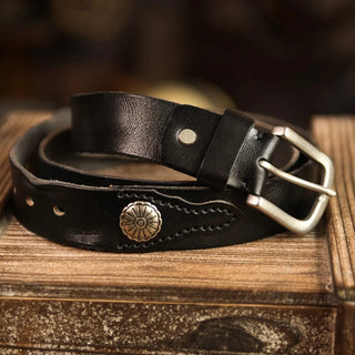 Ashcroft | Ranchland Leather Cowskin Belt