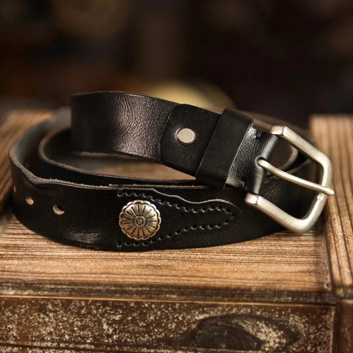 Ashcroft | Ranchland Leather Cowskin Belt