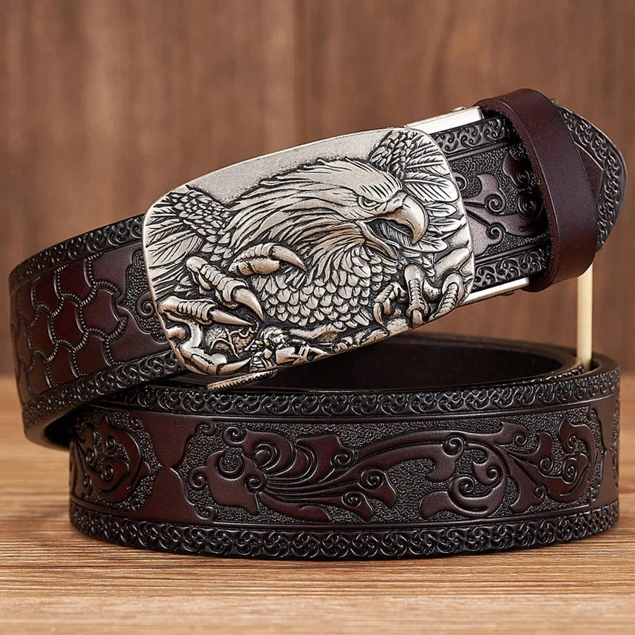 Ashcroft | Harland Split Leather Western Buckle Belt