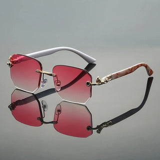 Ashcroft | Valenti Frameless Hexagonal Sunglasses
