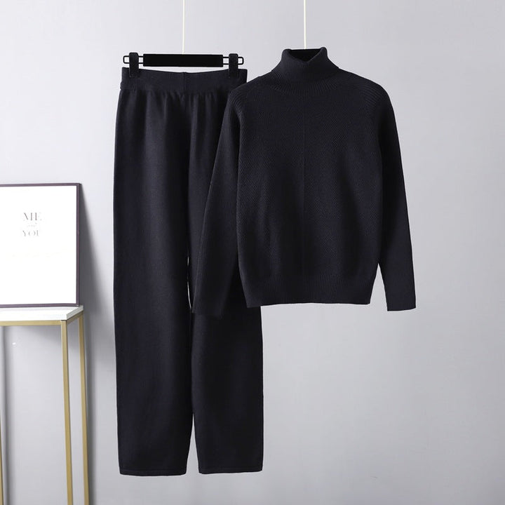 Cazel | Cable Knit Lounge Two-Piece Set