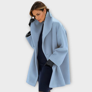 Gretchen | Elegant Draped Coat