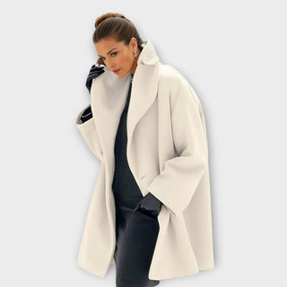 Gretchen | Elegant Draped Coat