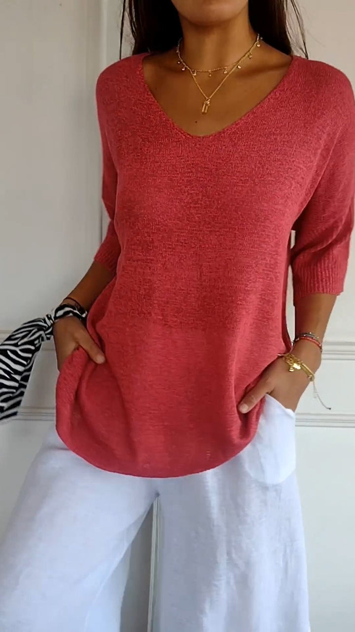 Ashcroft | Timeless V-Neck Top