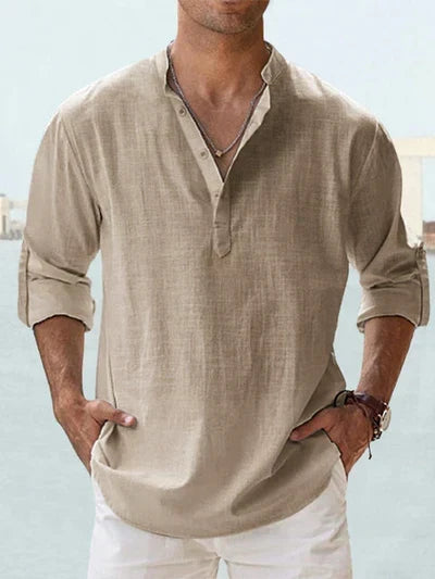 Ashcroft | Men's Breathable Linen Shirt