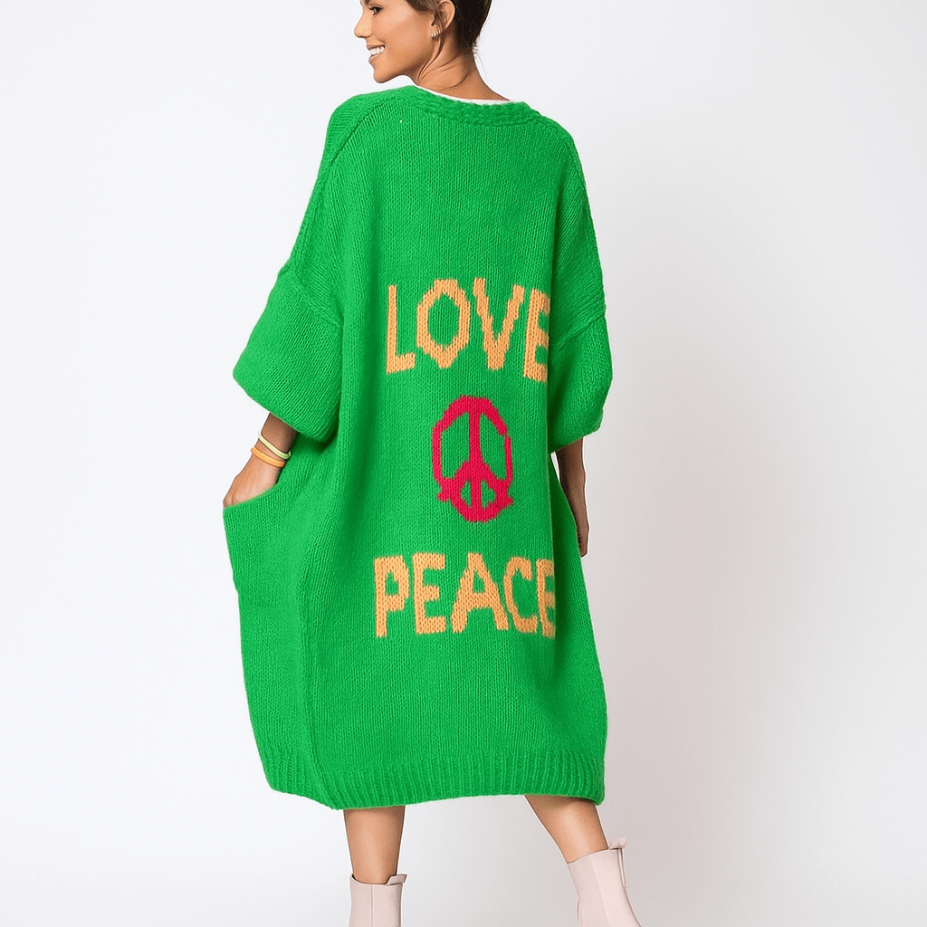 Ashcroft | Love and Peace Print Cardigan