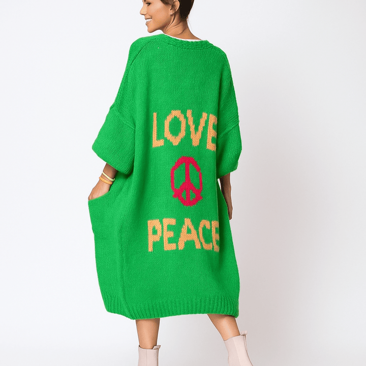 Ashcroft | Love and Peace Print Cardigan