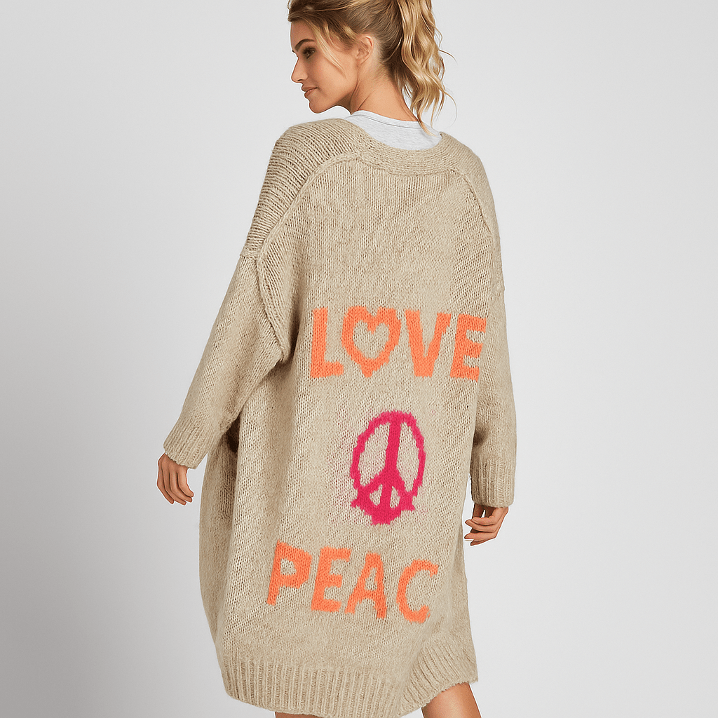 Ashcroft | Love and Peace Print Cardigan