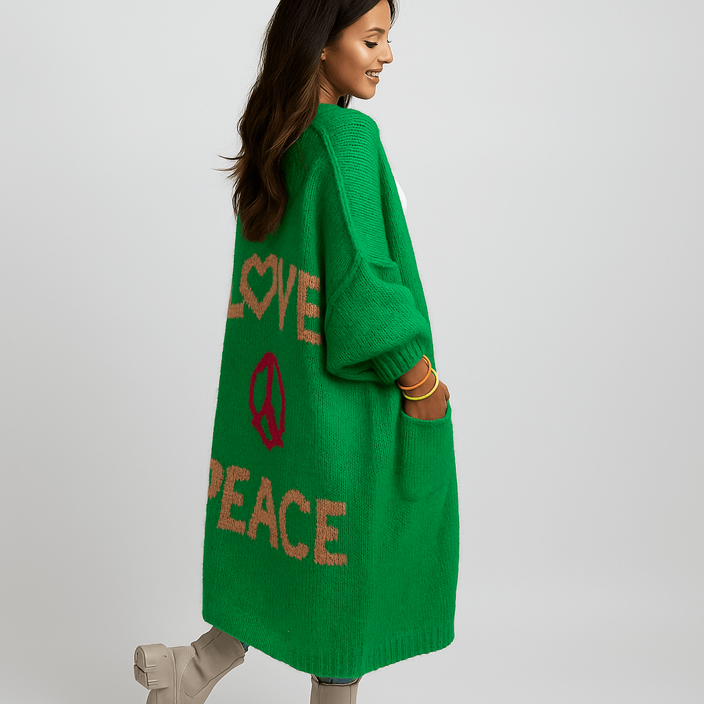 Ashcroft | Love and Peace Print Cardigan