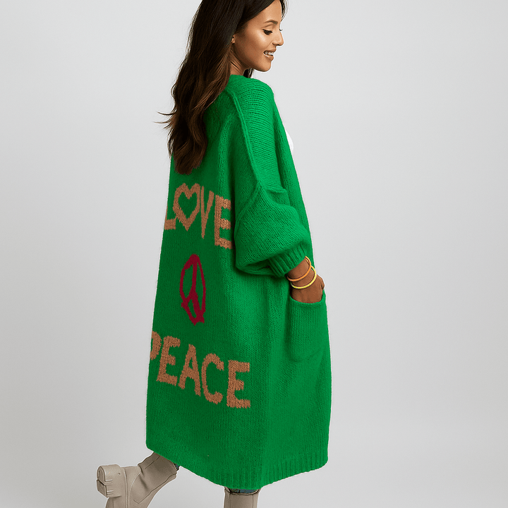 Ashcroft | Love and Peace Print Cardigan