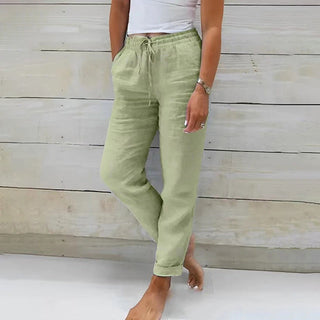 Straight-Leg Casual Trousers