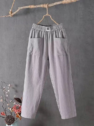 Ashcroft | Linen Blend Wide-Leg Trousers