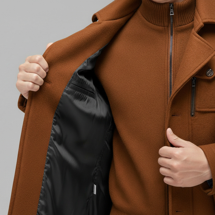 Ashcroft | Luxury Wool Coat with Thermal Inner Jacket