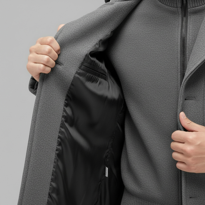 Ashcroft | Luxury Wool Coat with Thermal Inner Jacket