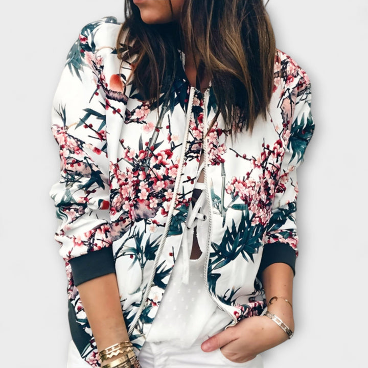 Ashcroft | Floral Print Bomber Jacket