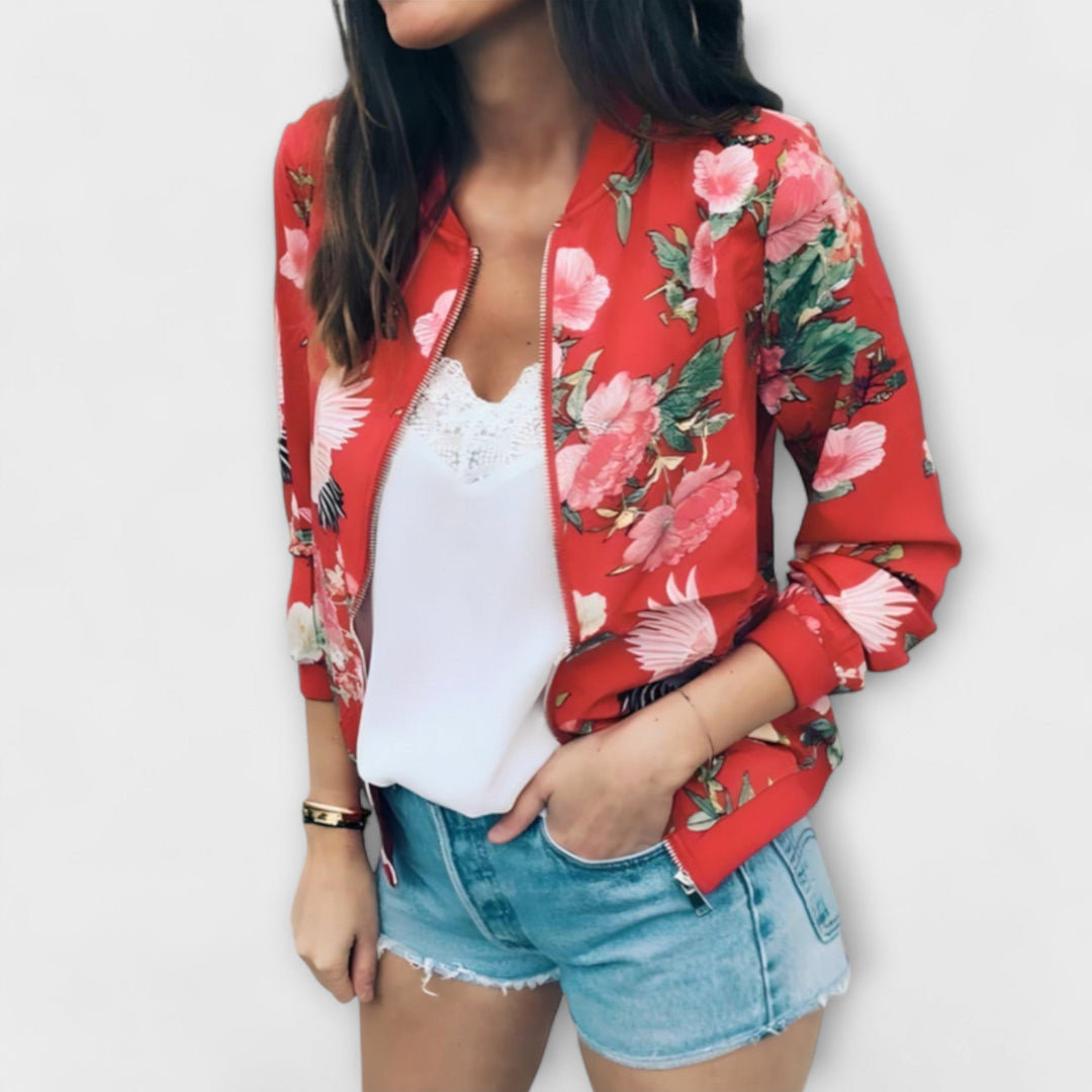 Ashcroft | Floral Print Bomber Jacket