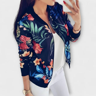Ashcroft | Floral Print Bomber Jacket