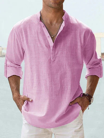 Ashcroft | Men's Breathable Linen Shirt