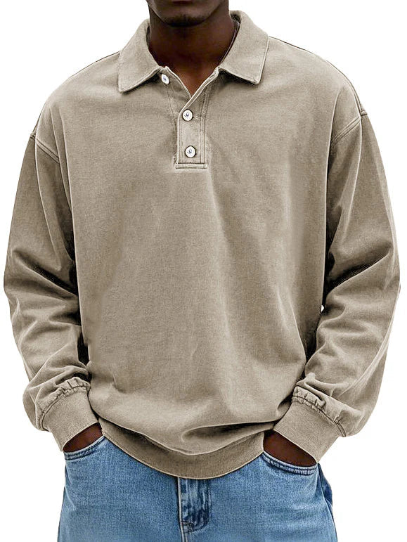 Ashcroft | Lennart Casual Long-Sleeve Polo