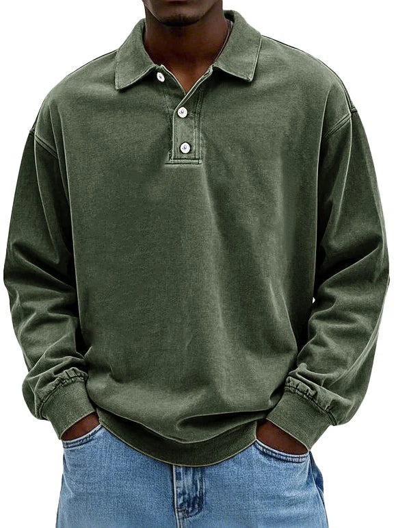 Ashcroft | Lennart Casual Long-Sleeve Polo