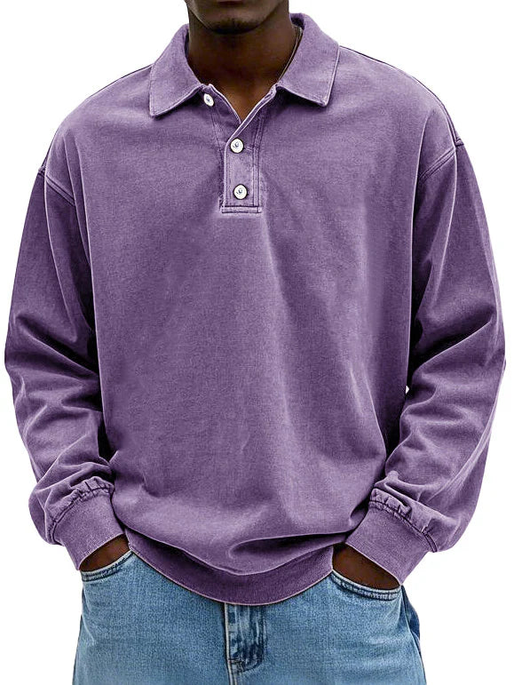Ashcroft | Lennart Casual Long-Sleeve Polo