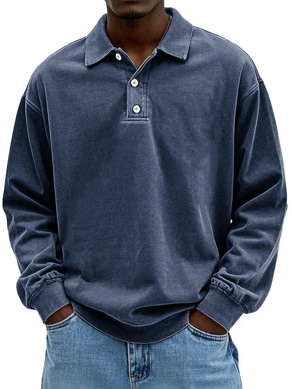 Ashcroft | Lennart Casual Long-Sleeve Polo