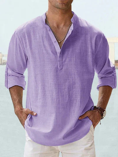 Ashcroft | Men's Breathable Linen Shirt