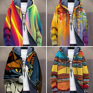 Rosalind | Artistic Hooded Cardigan – details