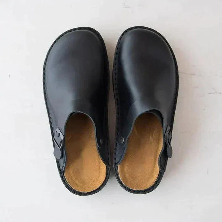 DONACCI Orthopedic Leather Clogs