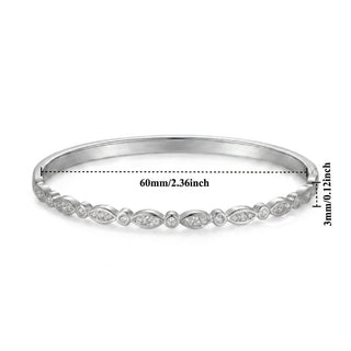 Elegant Gold Bracelet with Cubic Zirconia