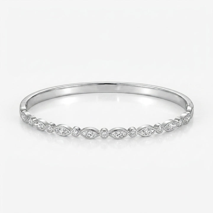 Elegant Gold Bracelet with Cubic Zirconia