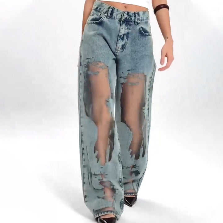 Ashcroft | Vintage Mesh Patchwork Jeans
