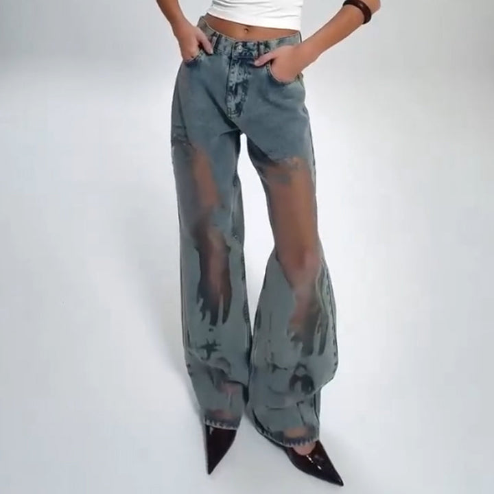 Ashcroft | Vintage Mesh Patchwork Jeans