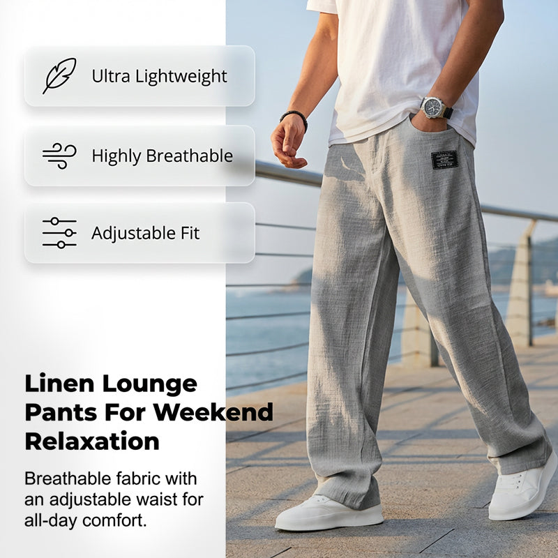 Ashcroft | Lightweight Straight-Leg Trousers