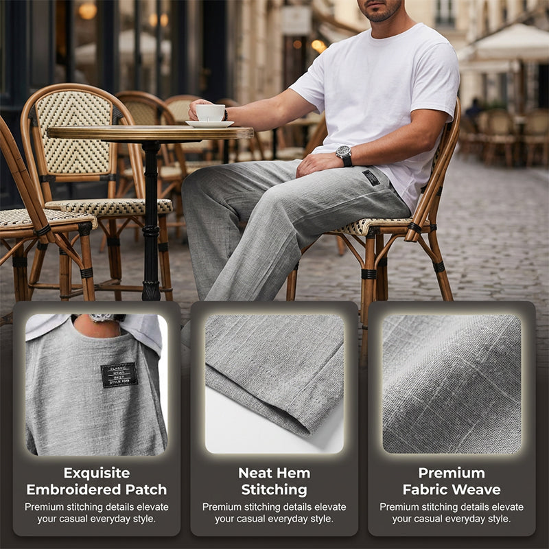 Ashcroft | Lightweight Straight-Leg Trousers
