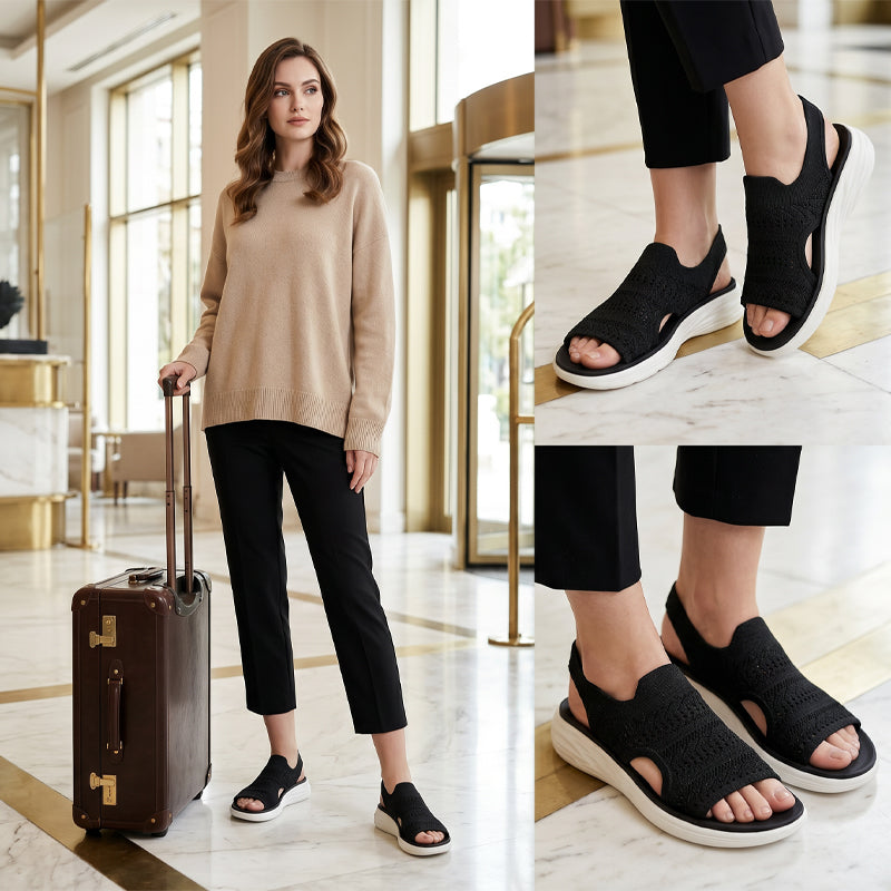 Ashcroft Anne™ | Platform Sandals in Breathable Material for Women