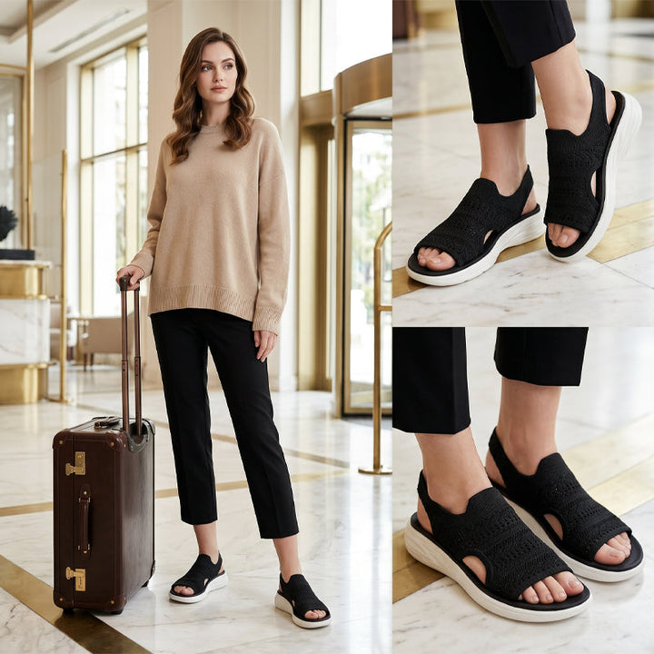 Ashcroft Anne™ | Platform Sandals in Breathable Material for Women