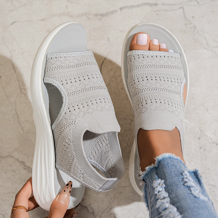 Ashcroft Anne™ | Platform Sandals in Breathable Material for Women